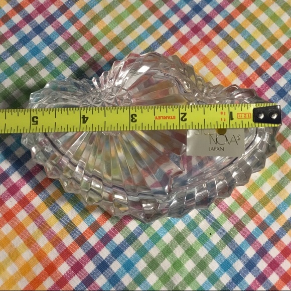 Vintage Studio Nova Crystal Covered "Heart to Heart" Jewelry Box Japan NIB - Picture 5 of 7